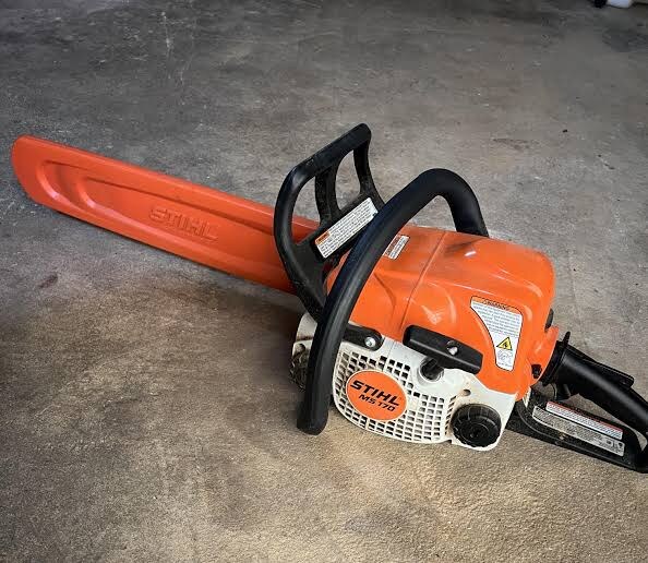Chain saw repair